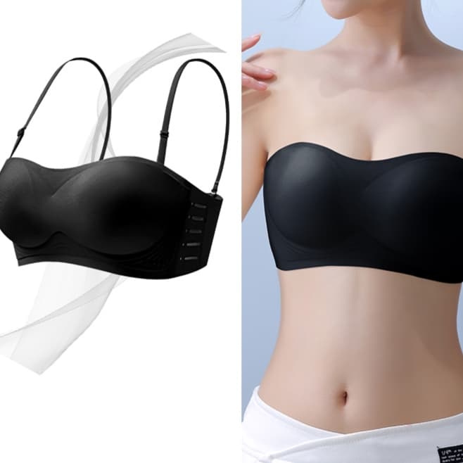 ブラトップ 美しいシルエット 楽ちんノンワイヤーチューブ