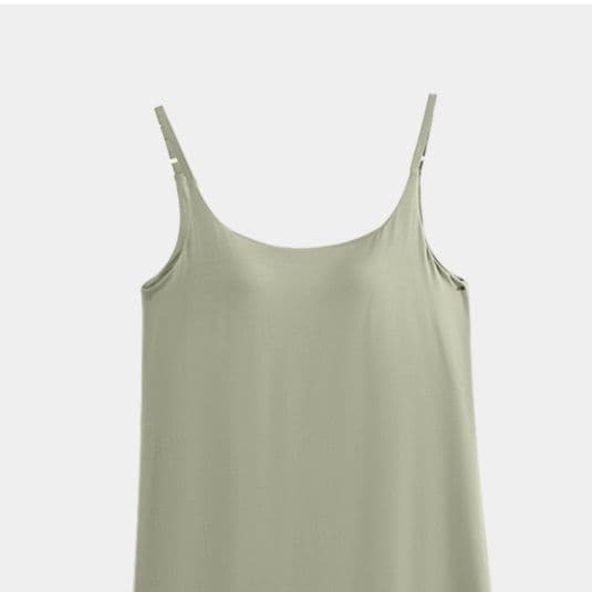 ブラトップ ブラトップ シンプルキャミソールワンピース