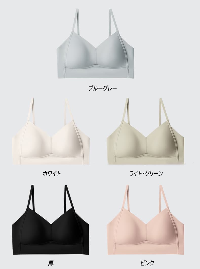 ノンワイヤー ブラトップ タンクトップ レディース ストレスフリー インナー