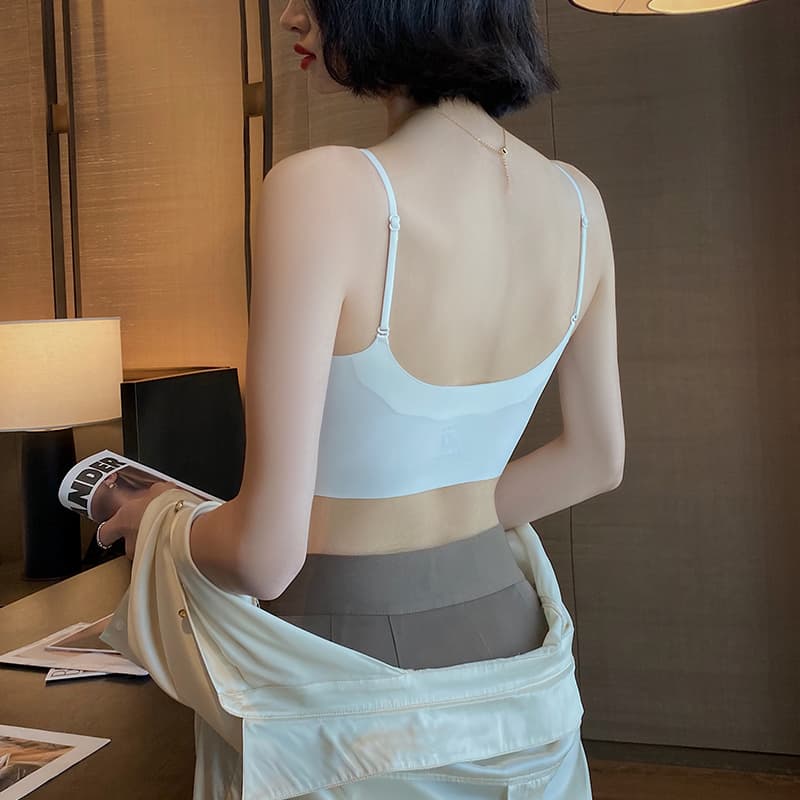 花柄レース美胸ブラトップキャミソール