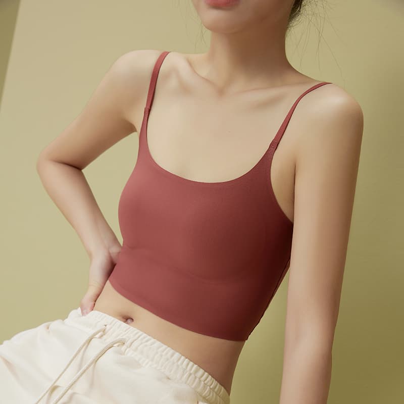 シンプル美シルエットブラトップ