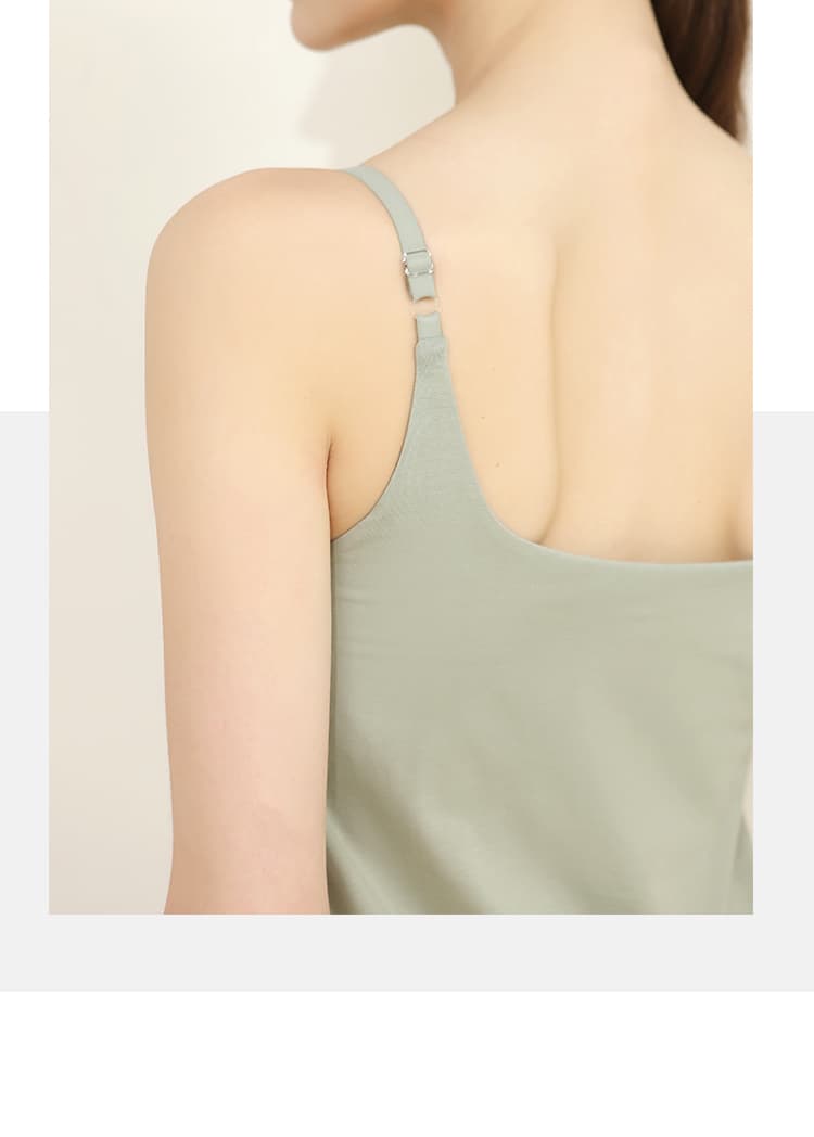 ブラトップ ブラトップ シンプルキャミソールワンピース