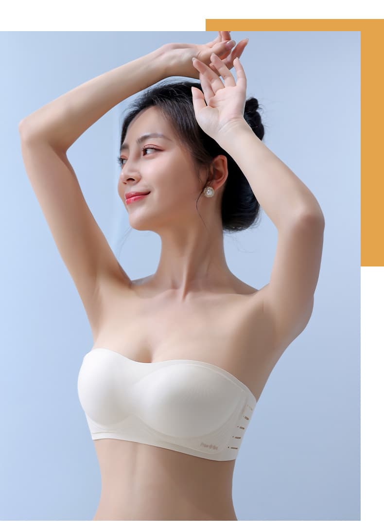 ブラトップ 美しいシルエット 楽ちんノンワイヤーチューブ