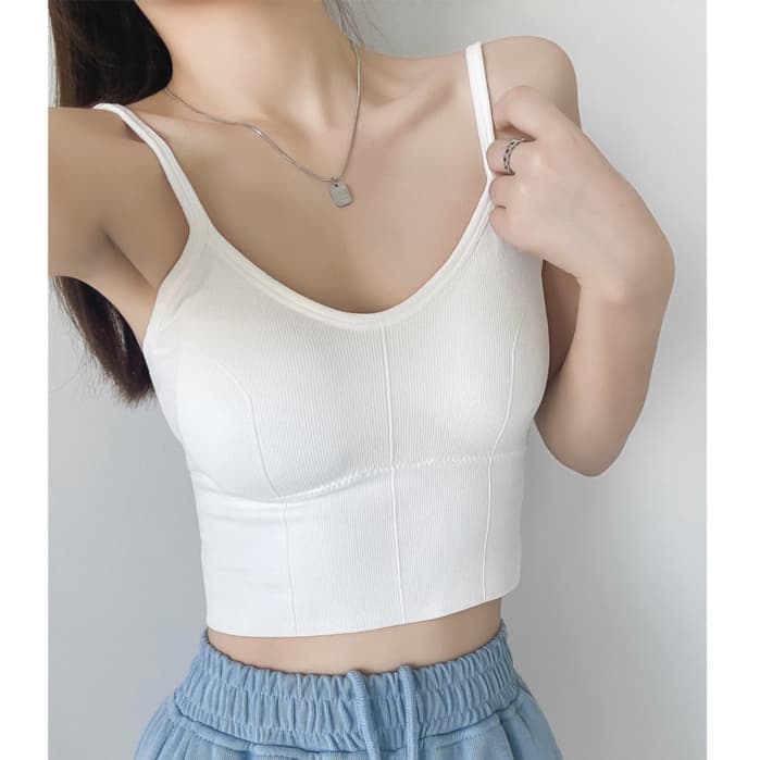 シンプル美シルエットブラトップ