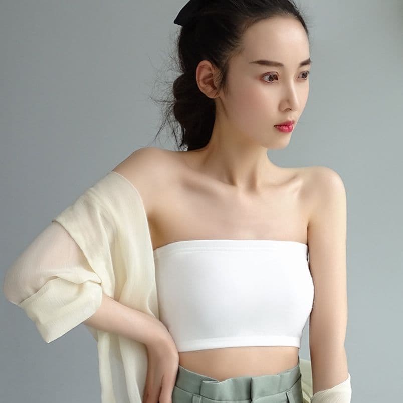 ブラトップ なめらかフィット シームレスチューブトップ