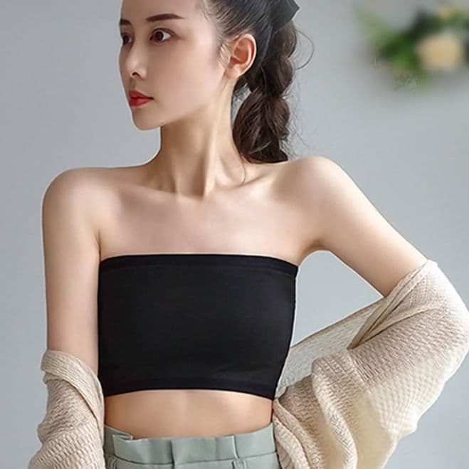 ブラトップ なめらかフィット シームレスチューブトップ