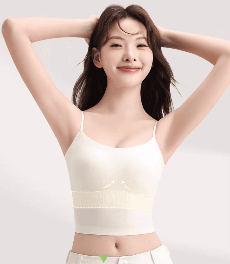 ブラトップ ブラトップ 涼感シルエット美背タンクトップ