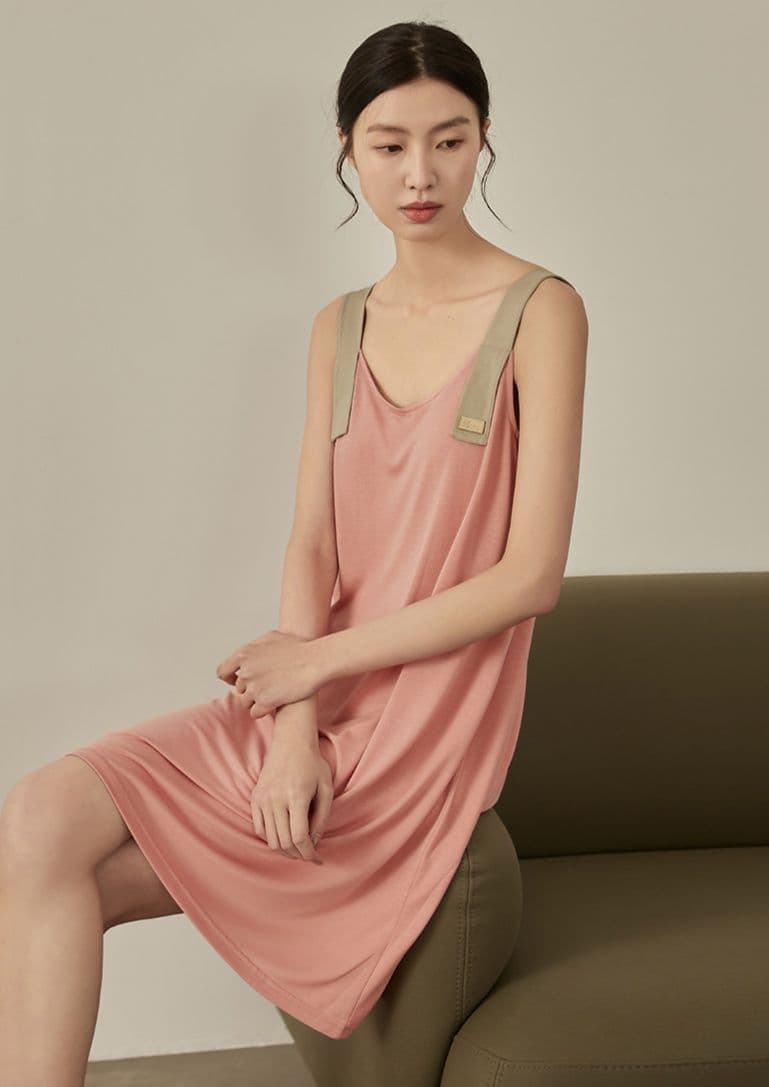 ブラトップ ショルダーアクセント ブラトップワンピース