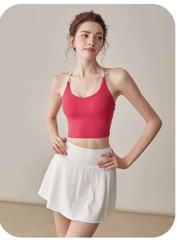 ブラトップ クロスバック美胸ブラトップキャミソール
