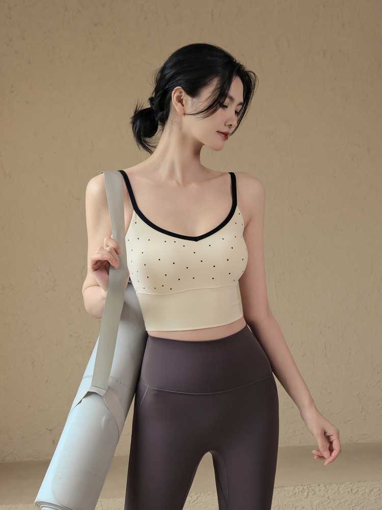 ブラトップ 水玉模様の優美ブラトップ
