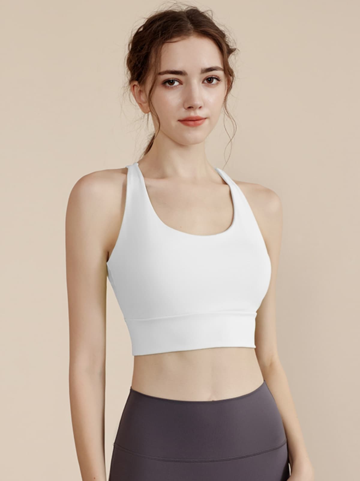 ブラトップ 美背クロスラインブラトップ