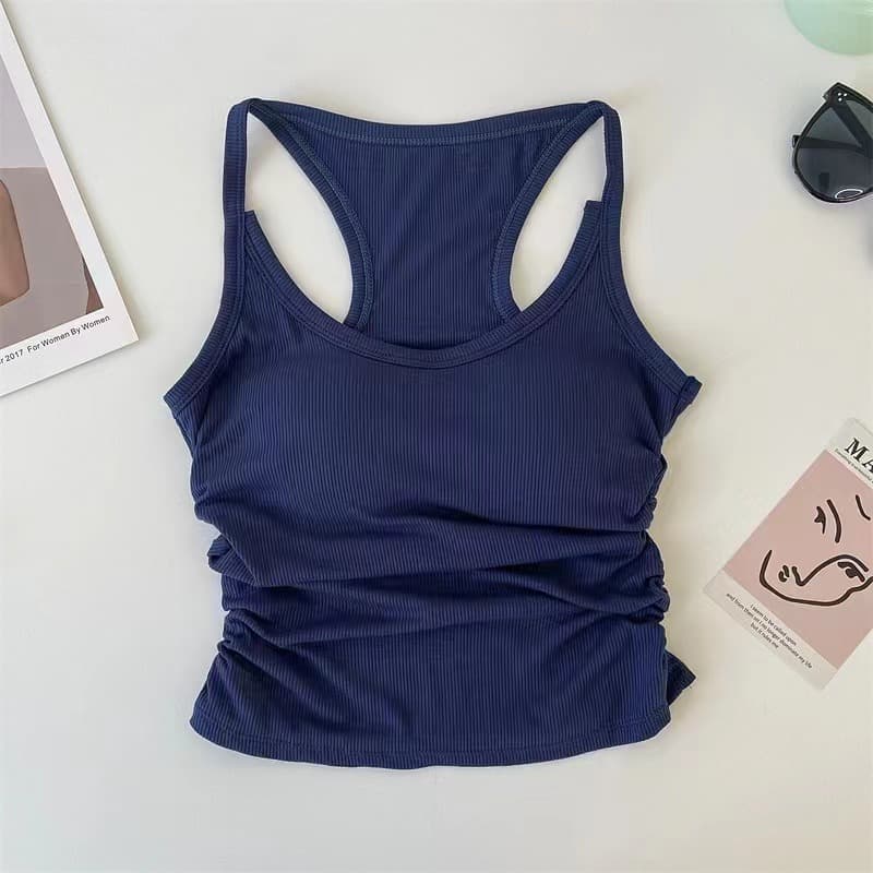 シンプル フィット ストレッチ ブラトップ