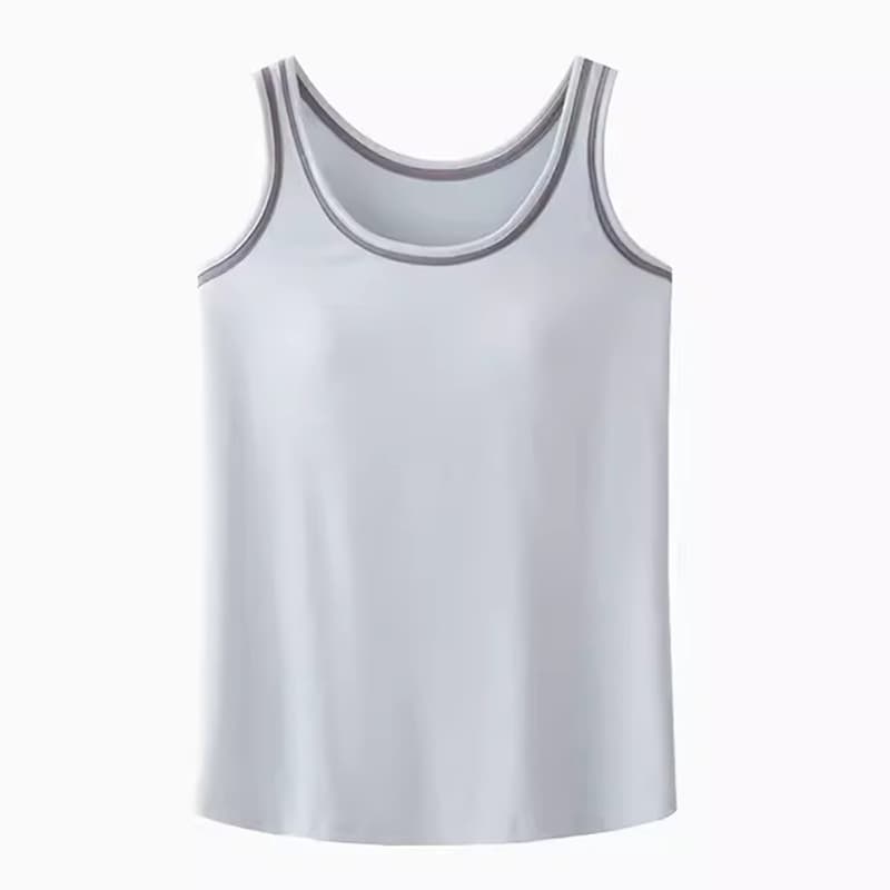 ブラトップ 快適ブラ付きなめらかタンクトップ