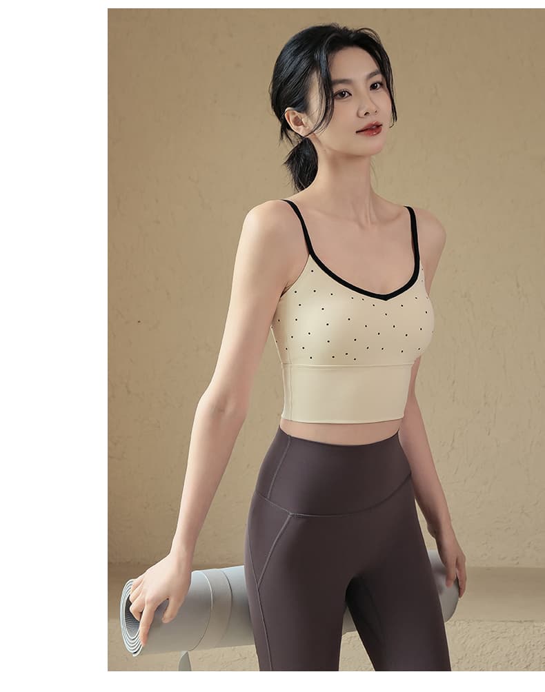 ブラトップ 水玉模様の優美ブラトップ