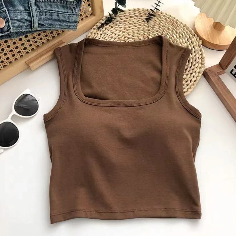 ブラトップ すっきり美胸 無縫製タンクトップ