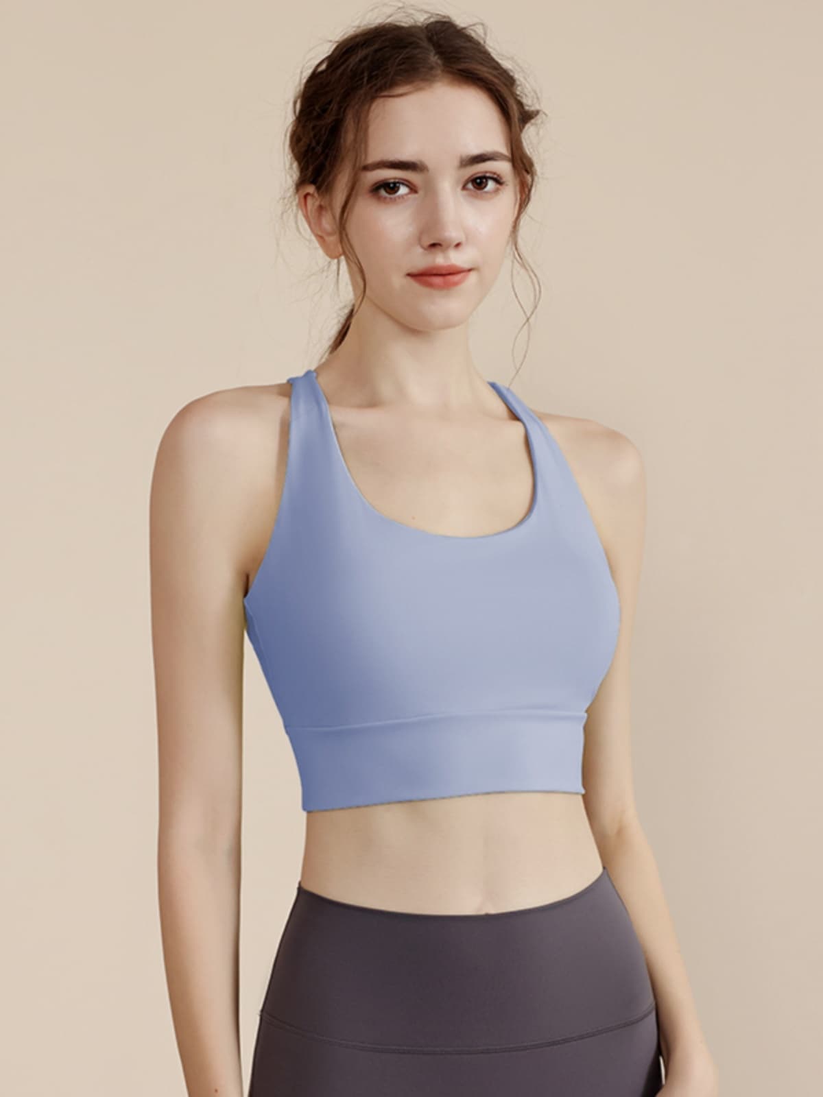 ブラトップ 美背クロスラインブラトップ