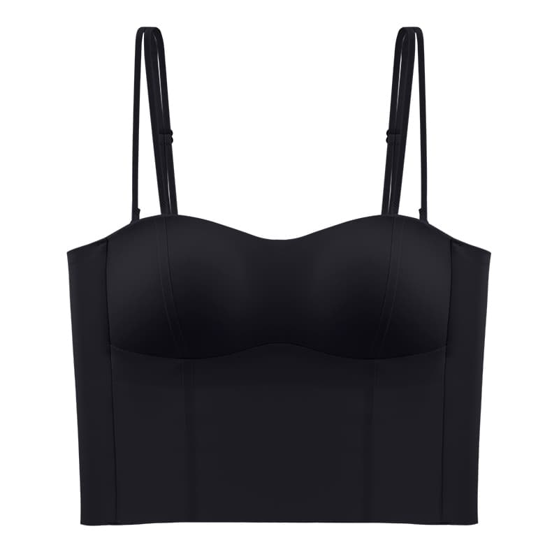 ブラトップ 洗練シルエット シームレスブラトップ