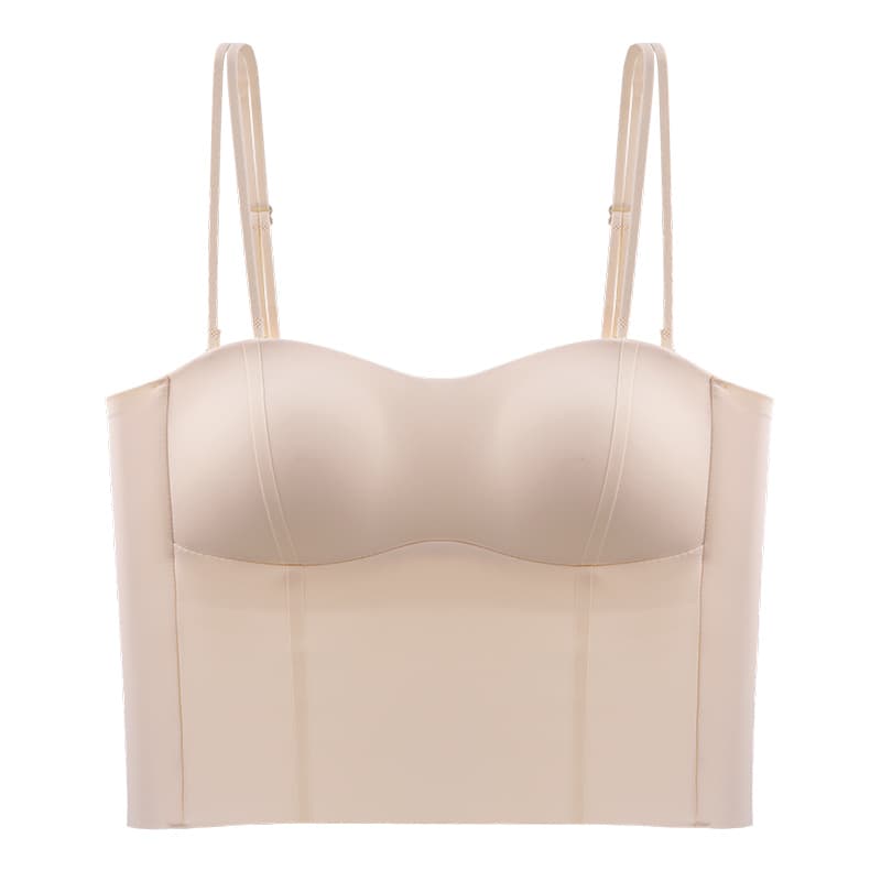 ブラトップ 洗練シルエット シームレスブラトップ