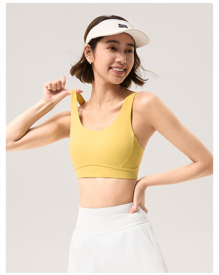 ブラトップ シンプル美胸ブラトップタンクトップ