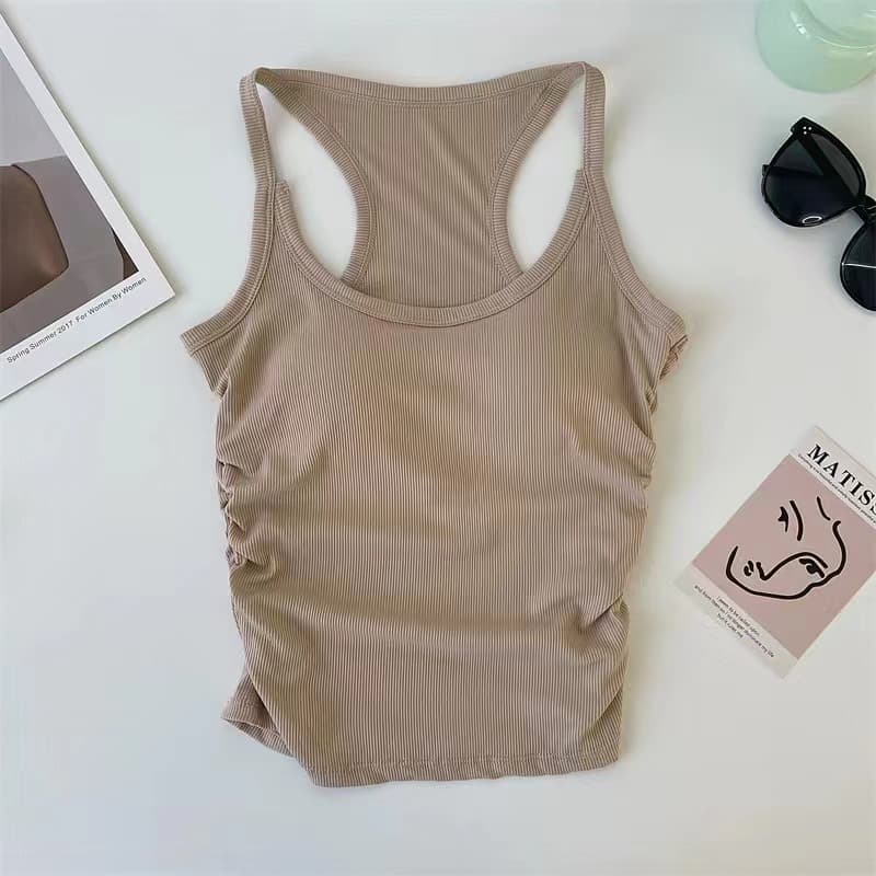シンプル フィット ストレッチ ブラトップ