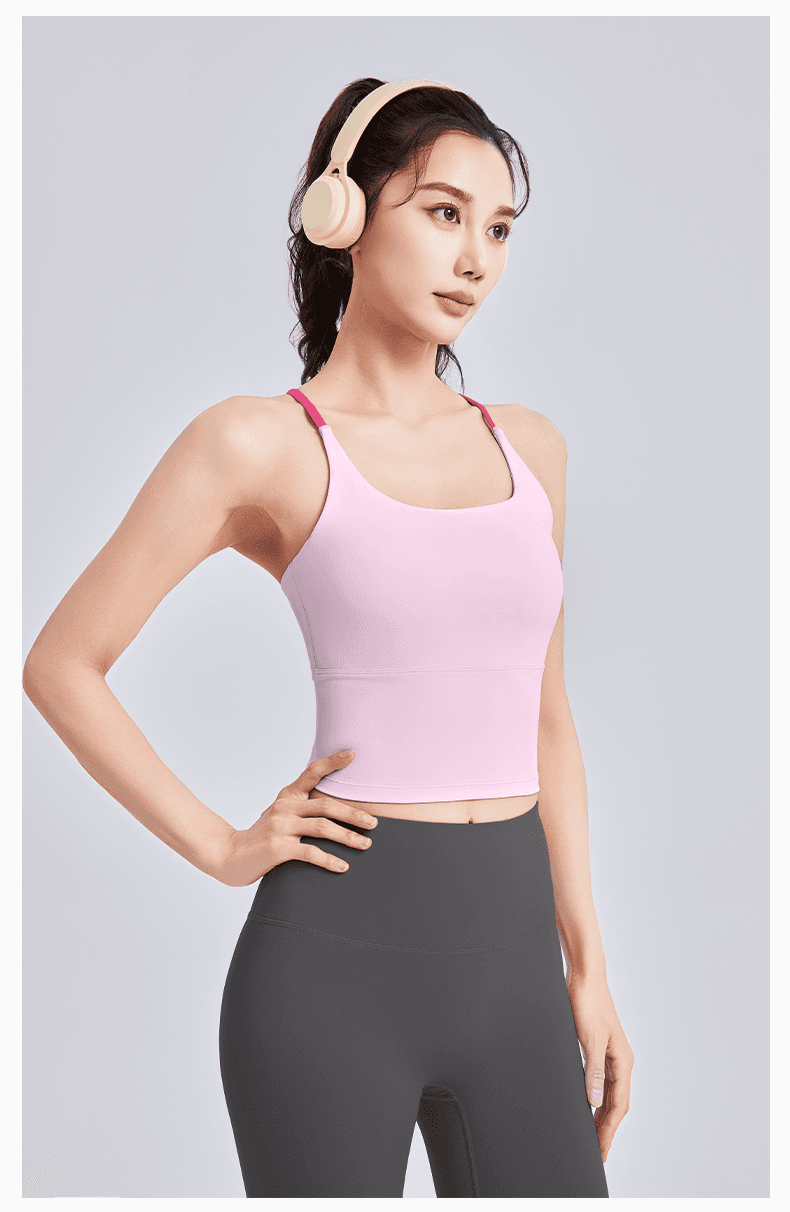 ブラトップ なめらか美胸ブラトップタンクトップ