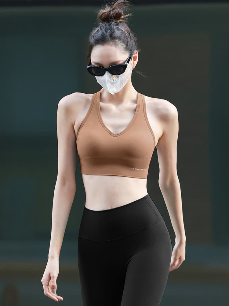 ブラトップ 美背クロスデザイン 軽やかブラトップ