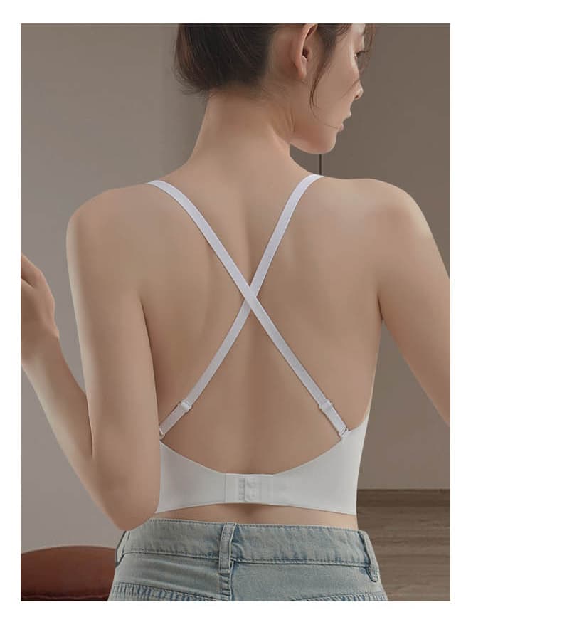 ブラトップ 美背クロスストラップブラトップ