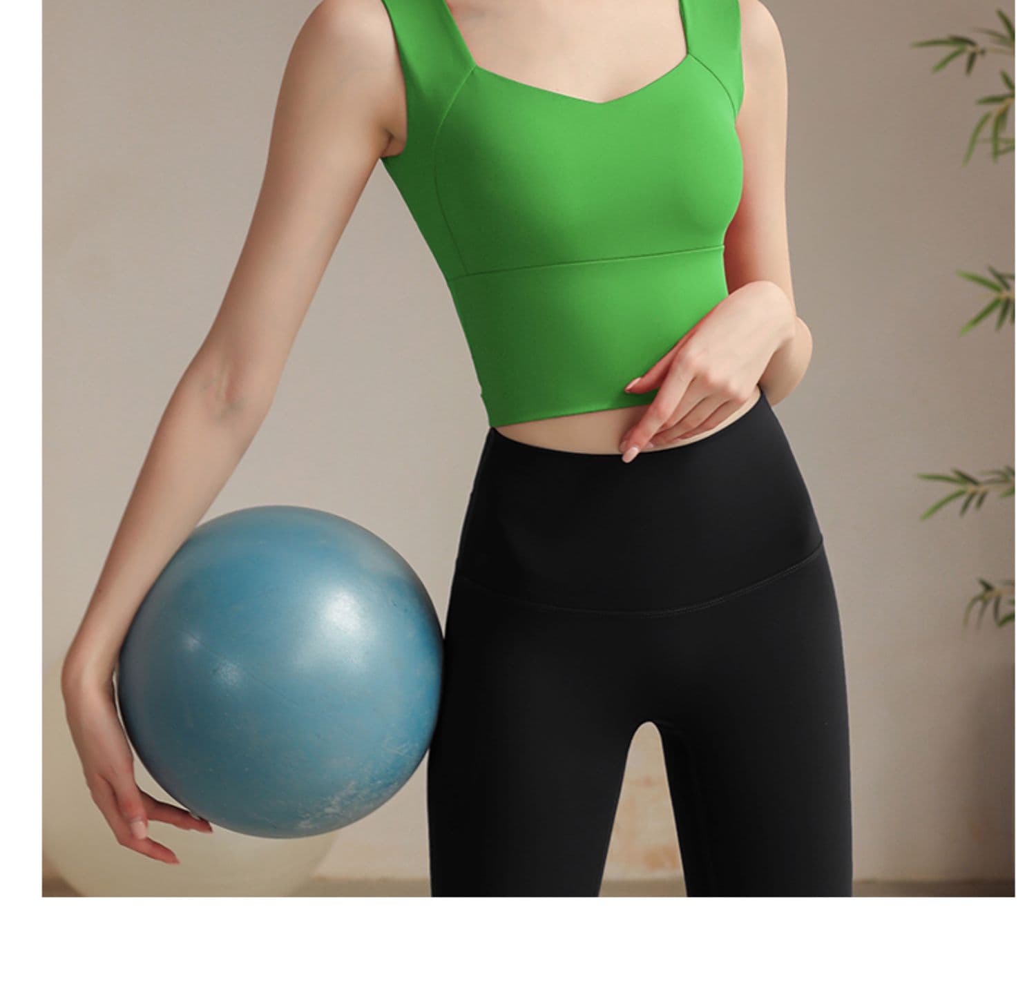 ブラトップ スクエアネック美姿勢ブラトップ